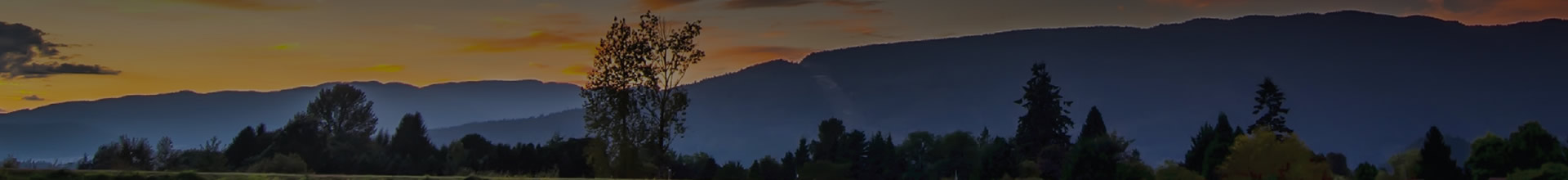 Landscape with lake reflection